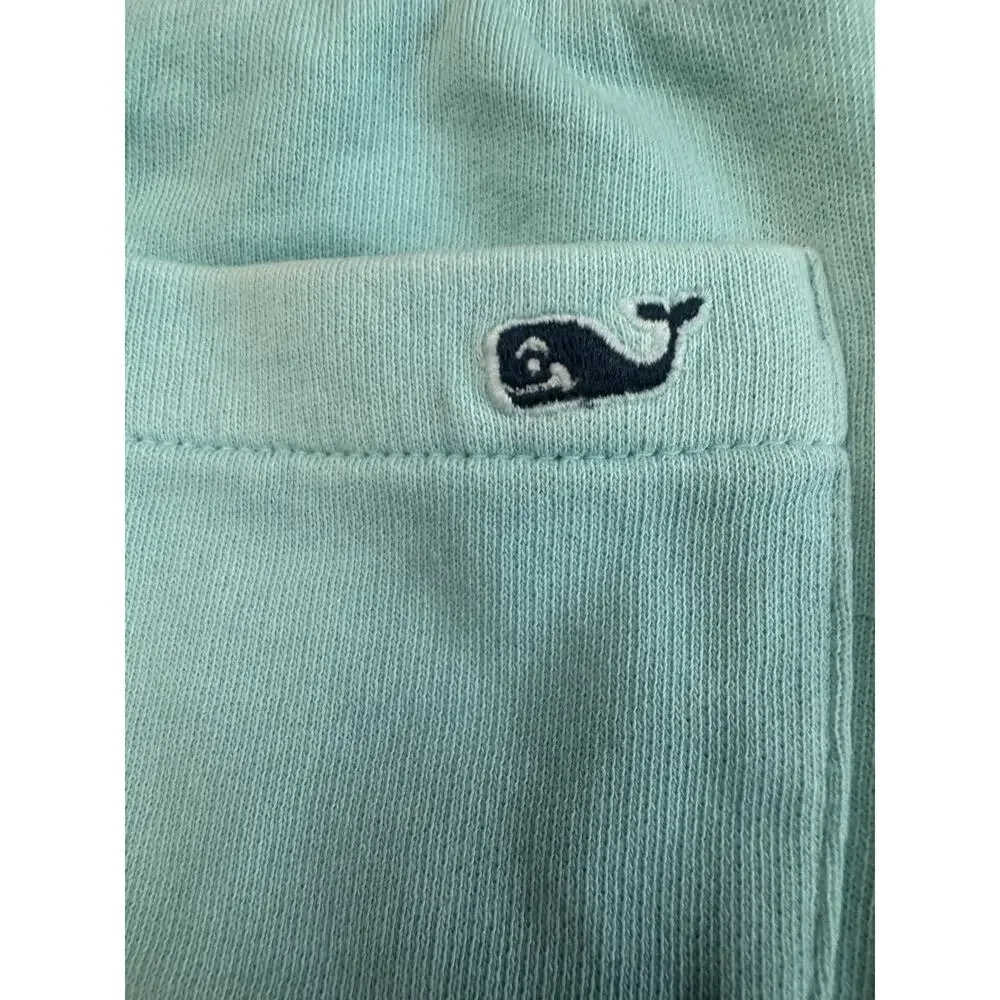 Vineyard Vines Kids Jogger Sweatpants 4T Mint Green Whale Logo Lounge